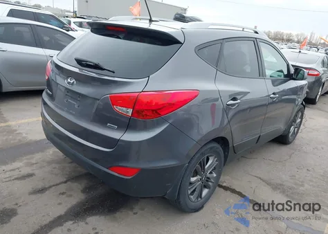 2014 Hyundai Tucson Se из США, поврежденный, VIN KM8JUCAG6EU899190